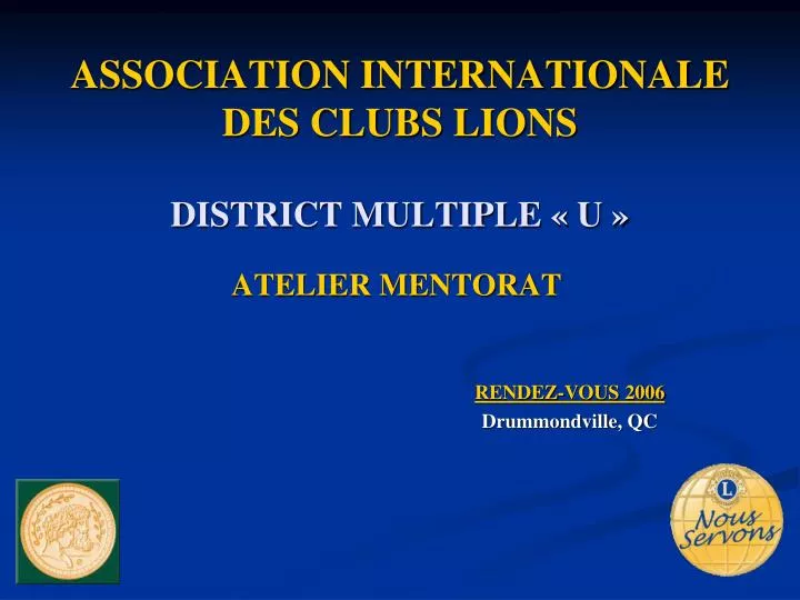 association internationale des clubs lions district multiple u