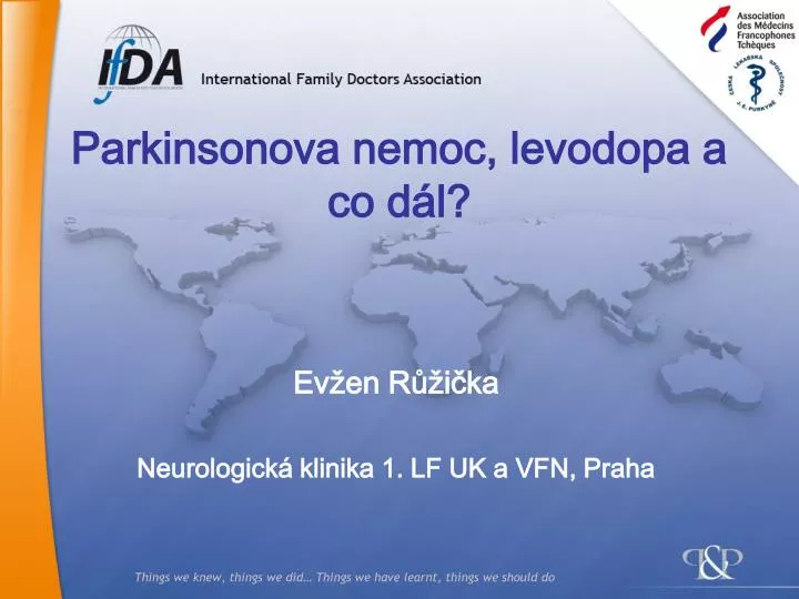 parkinsonova nemoc levodopa a co d l