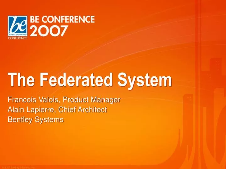 the federated system