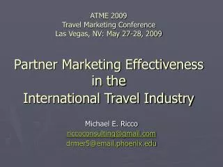 Michael E. Ricco riccoconsulting@gmail drmer5@email.phoenix