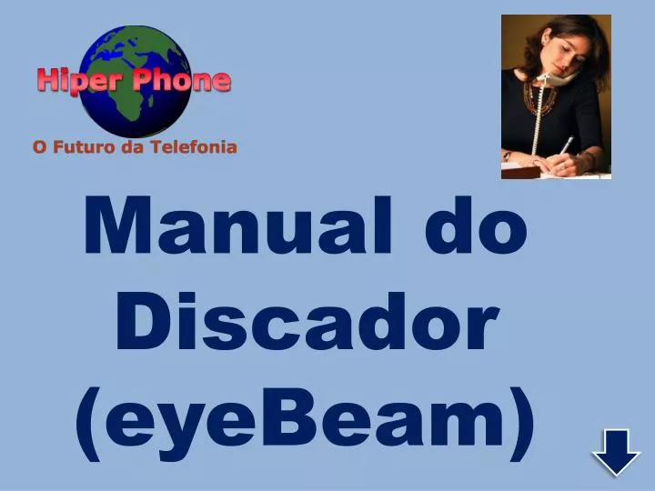 manual do discador eyebeam