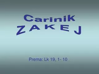 prema lk 19 1 10