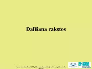dal ana rakstos