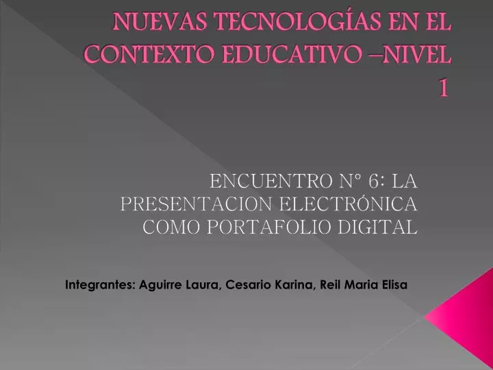 nuevas tecnolog as en el contexto educativo nivel 1