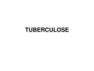 tuberculose