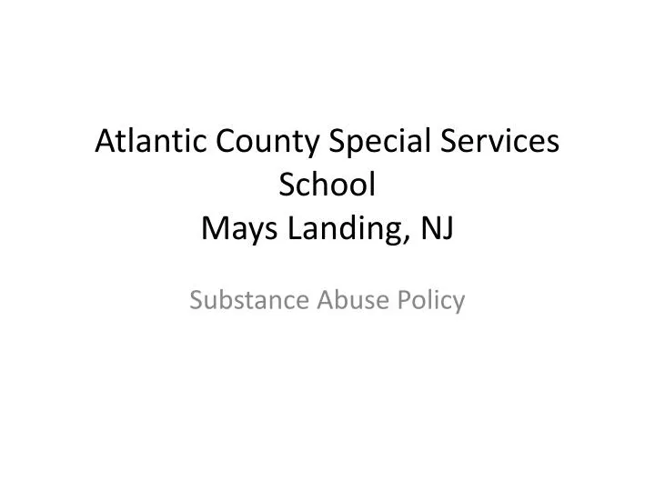 atlantic county special services school mays landing nj