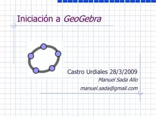 iniciaci n a geogebra