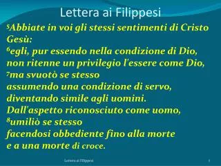 lettera ai filippesi