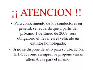 atencion