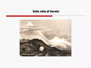 sulla rotta di darwin