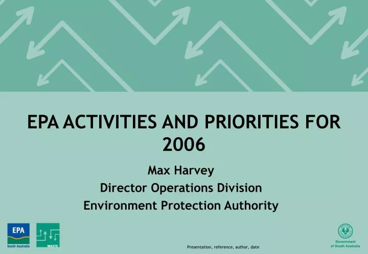 epa activities and priorities for 2006