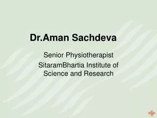 Dr.Aman Sachdeva