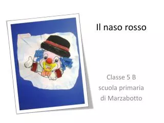 il naso rosso