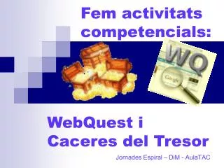 webquest i caceres del tresor