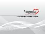 Business development division - slide 1