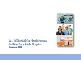 An Affordable Healthcare Outlines for a Public Hospital December 2012