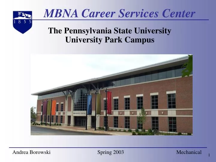 mbna career services center