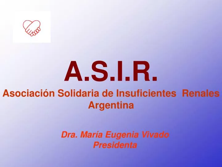 a s i r asociaci n solidaria de insuficientes renales argentina