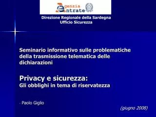 paolo giglio giugno 2008