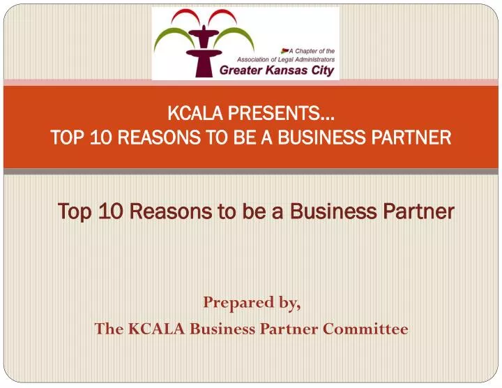 kcala presents top 10 reasons to be a business partner