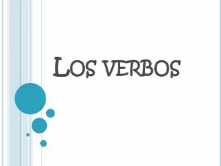 los verbos