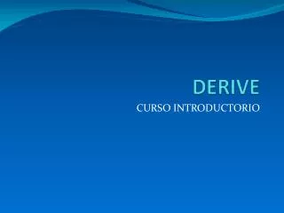 derive