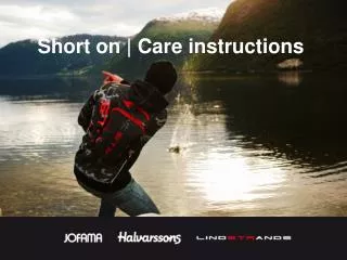 Short on | Care instructions