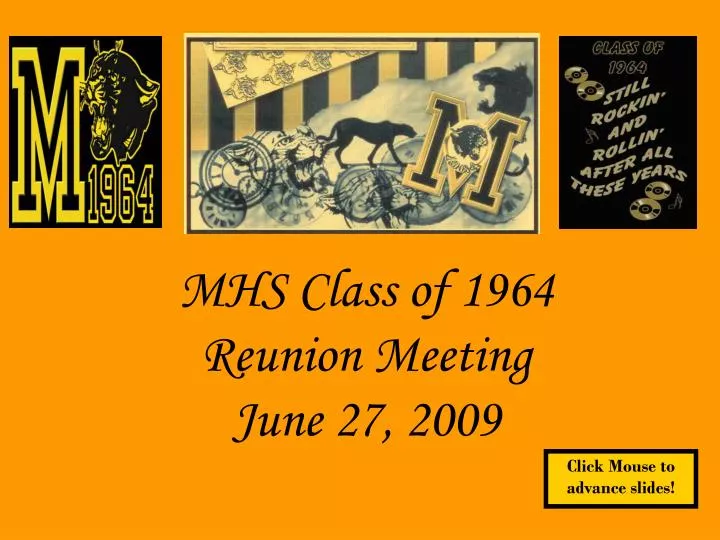 mhs class of 1964 reunion meeting june 27 2009