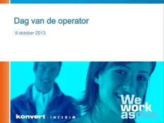 dag van de operator