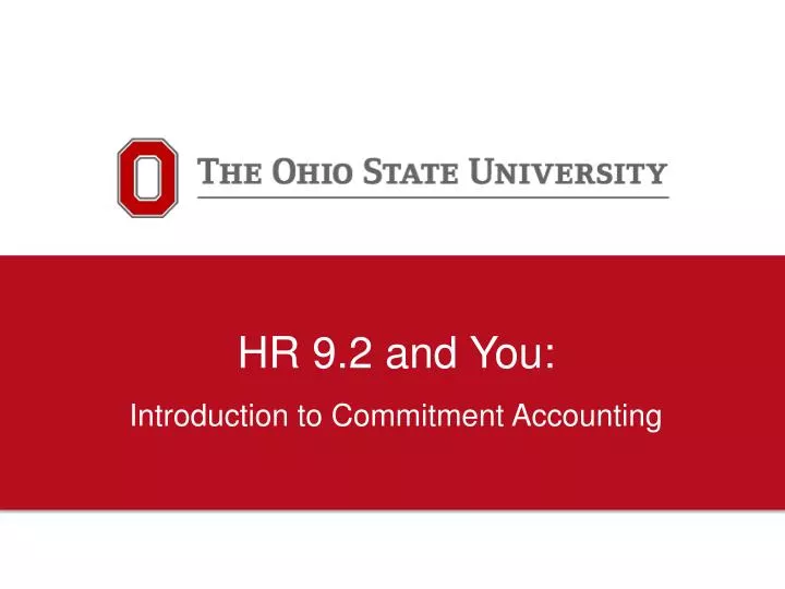 hr 9 2 and you introduction to commitment accounting