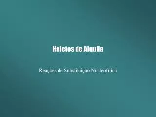 haletos de alquila