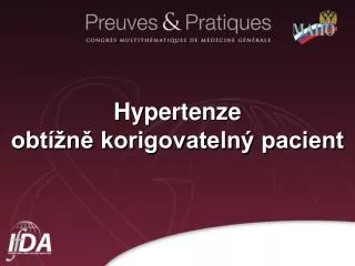 hypertenze obt n korigovateln pacient