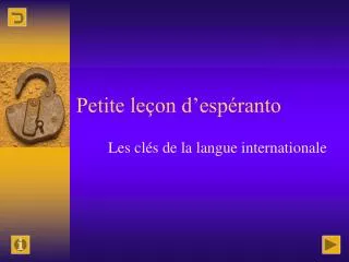 petite le on d esp ranto