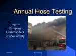 Annual Hose Testing