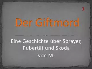 der giftmord