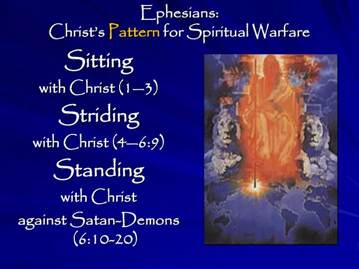 ephesians christ s pattern for spiritual warfare