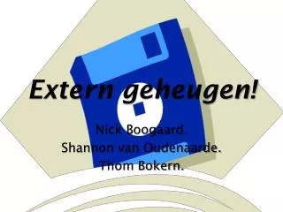 extern geheugen