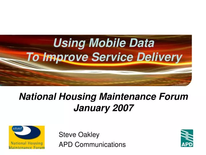 using mobile data to improve service delivery