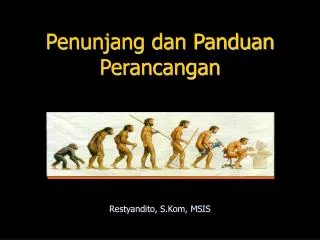 penunjang dan panduan perancangan
