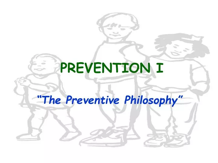 prevention i