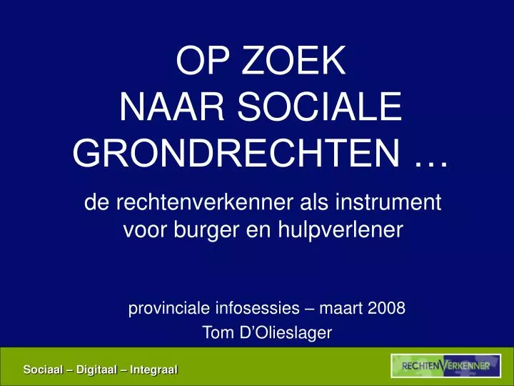 op zoek naar sociale grondrechten