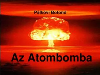 az atombomba