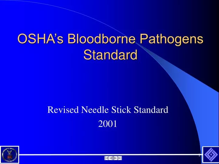 osha s bloodborne pathogens standard
