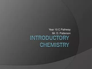 Introductory chemistry