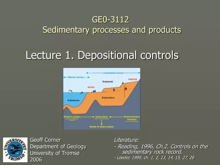 ge0 3112 sedimentary processes and products