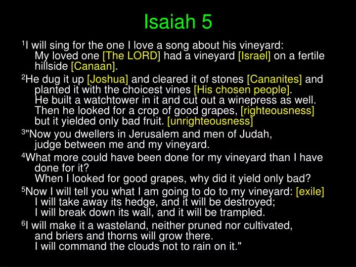 isaiah 5