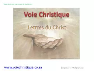 lettres du christ