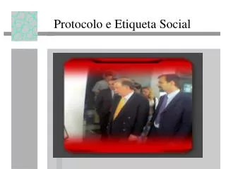 protocolo e etiqueta social