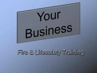 Fire &amp; Lifesafety Training