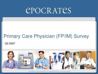 Primary Care Physician (FP/IM) Survey